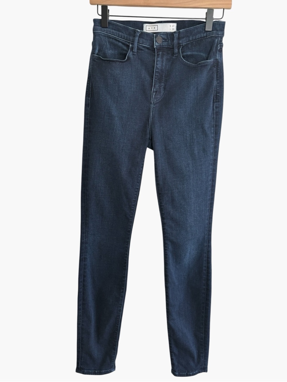 AYR High Rise Skinny Jeans W27 L28 Dark Wash Denim